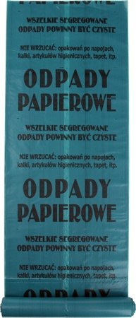 WOREK NA ODPADY 60L PAPIER 15SZT 10001V VOREL