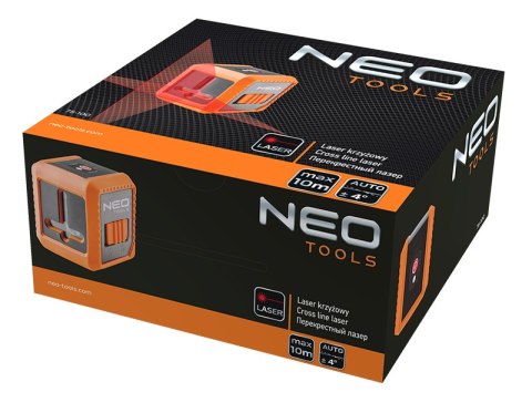 Laser krzyżowy 10 m, uchwyt magnetyczny 75-100 NEO