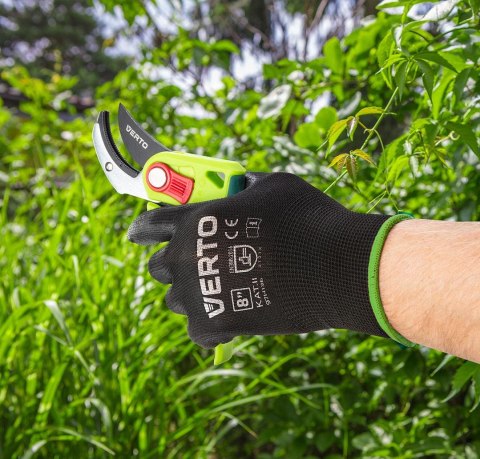 Rękawice ogrodowe pokryte PU 9" 97H137 VERTO