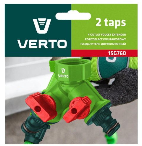 Rozdzielacz dwuzaworowy 15G760 VERTO