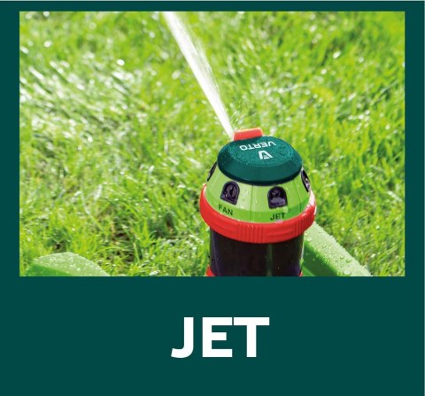 Zraszacz sektorowy, 6- funcyjny z napędem, regulow