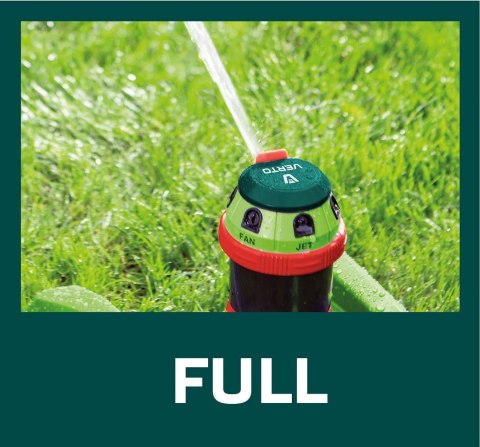 Zraszacz sektorowy, 6- funcyjny z napędem, regulow