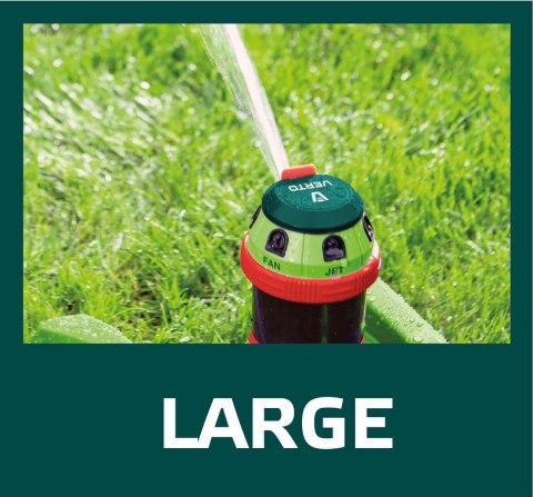 Zraszacz sektorowy, 6- funcyjny z napędem, regulow