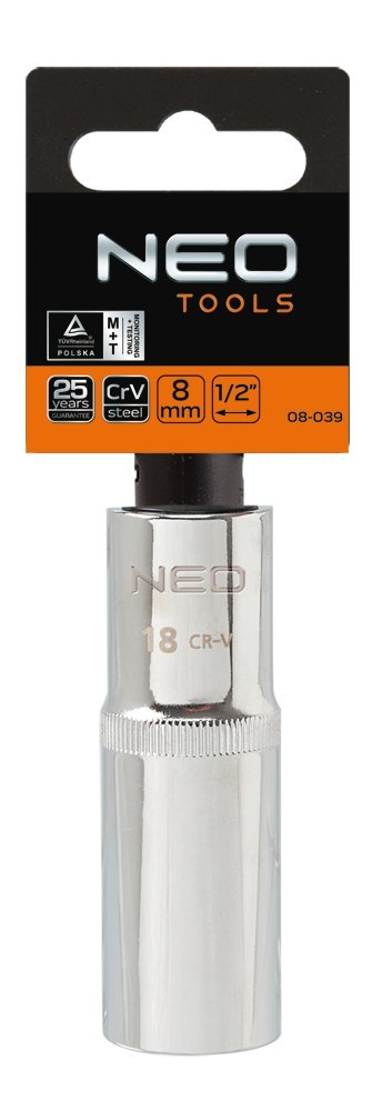 Nasadka sześciokątna długa 1/2", 20 mm, Superlock