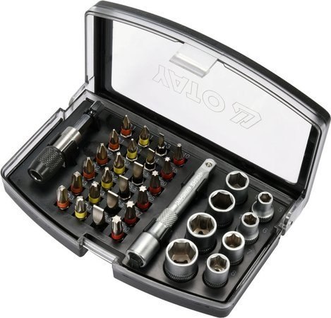 ZESTAW KOŃCÓ ŚRUBOKRĘTOWYCH 34 SZT YT-04623 YATO
