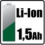 Wkrętak akumulatorowy 3.6V, Li-Ion/1.5Ah, podajnik