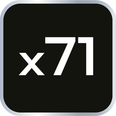 Klucze nasadowe 1/4", 1/2", zestaw 71 szt.