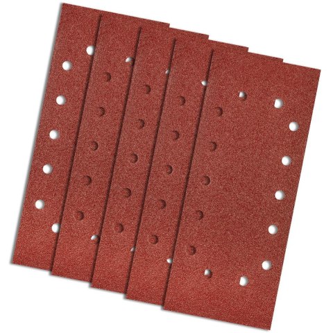 Papier ścierny 115 x 280 mm, K60, 5 szt., z otwora