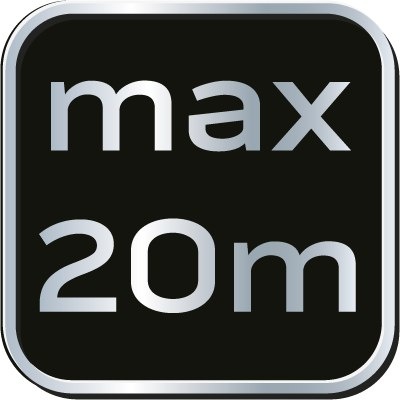 Laser płaszczyznowy 20 m 3D, zielony, 360° w trzec