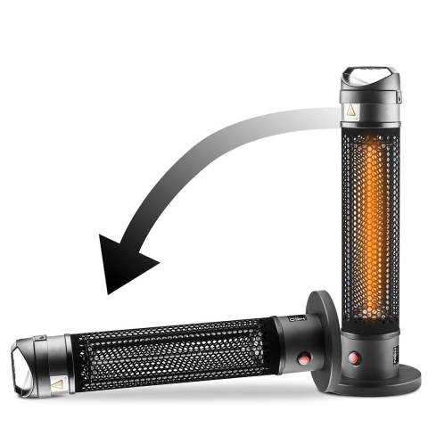 Promiennik stojący 1000W, IP44 carbon fiber lamp 90-035 Neo