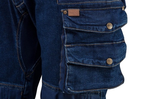 Spodnie robocze DENIM, wzmocnione 81-228-S Neo