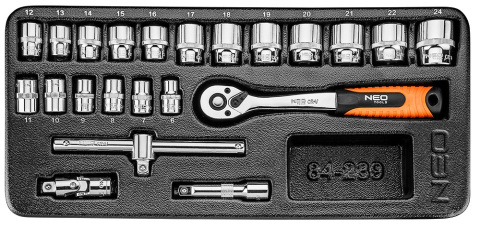 SZAFKA NARZĘDZIOWA 6 SZUFLAD 10 WKŁAD 84-221+G NEO