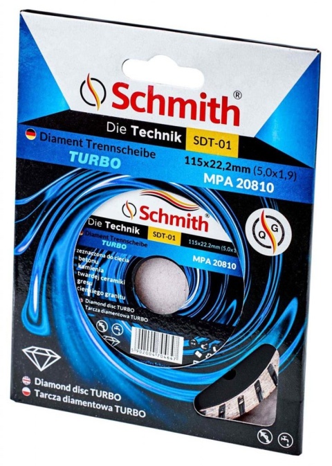 TARCZA DIAMENTOWA TURBO 125 MM SDT-02 Schmith