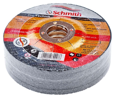 TARCZA DO SZLIFOWANIA METALU 115x6,8