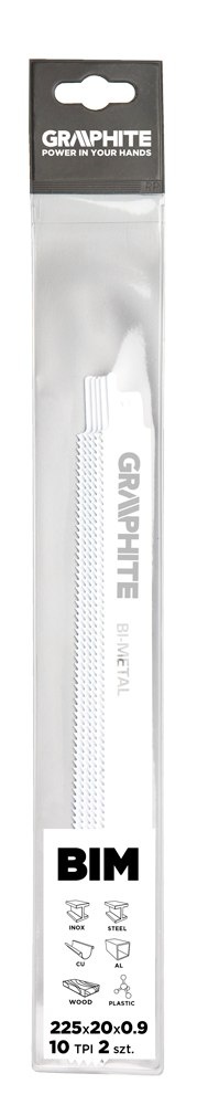 Brzeszczoty bagnetowe 225 x 20 x 0.9 mm, 14TPI, kp