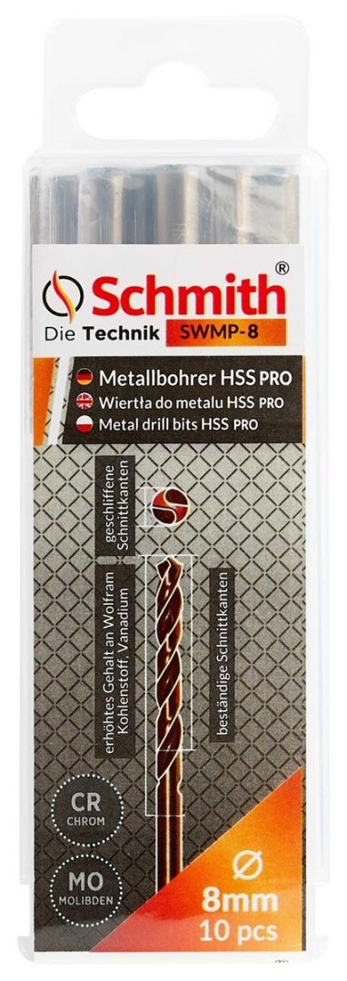 Wiertło do metalu HSS PRO 6 Schmith