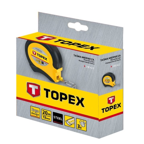Taśma miernicza stalowa 30 m x 13 28C423 TOPEX