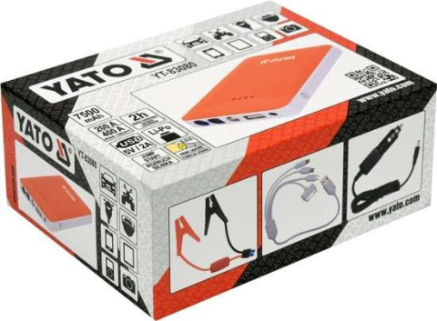 URZĄDZENIE ROZRUCHOWE/POWER BANK 7500mAh YT-83080 URZĄDZENIE ROZRUCHOWE/POWER BANK 7500mAh YT-83080