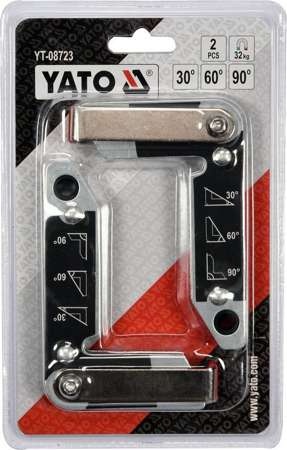 MAGNETYCZNE UCHWYTY SPAWALNICZE ZESTAW 2 YT-08723