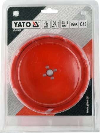 OTWORNICA UNIWERSALNA TCT 152MM 5/8'' YT-43986 YATO