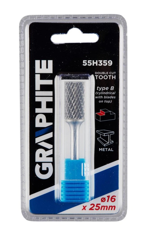 Frez do metalu HM, typ B (walcowy z ostrzami na gó