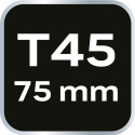 Końcówka TORX T45 x 75 mm, S2 x 2 szt.