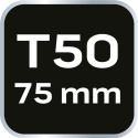 Końcówka TORX T50 x 75 mm, S2 x 2 szt.
