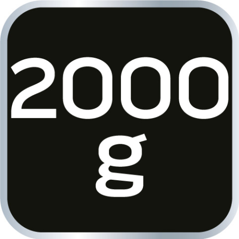 Młotek ślusarski 2000 g, trzonek z włókna szklaneg Młotek ślusarski 2000 g, trzonek z włókna szklaneg