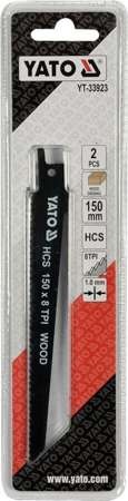 BRZESZCZOTY DO DREWNA HCS150MM8TPI 2SZT YT-33923