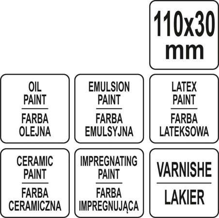 PĘDZEL TAPETOWY E30X110 YT-54640 YATO