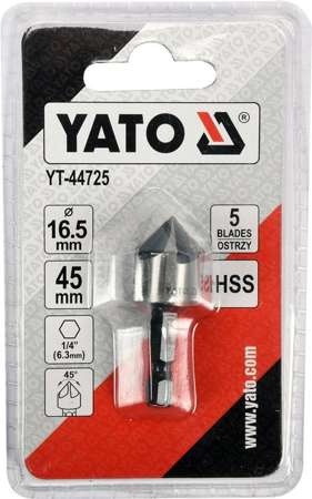 POGŁĘBIACZ DO METALU 16,5MM HEX YT-44725 YATO