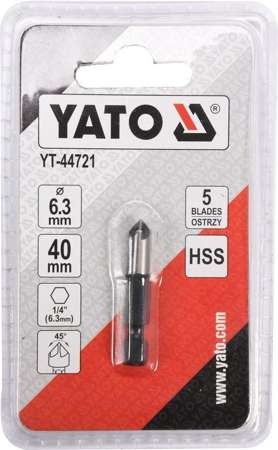 POGŁĘBIACZ DO METALU 6,3MM HEX YT-44721 YATO