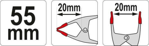 ŚCISK SPRĘŻYNOWY 55MM YT-64275 YATO