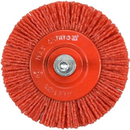 SZCZOTKA TARCZ. Z TRZPIENIEM 75MM NYLON YT-47791 YATO