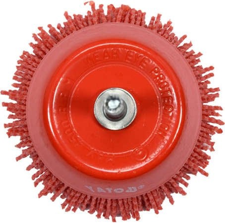 SZCZOTKA TARCZOWA 75MM NYLON TRZPIEŃ YT-47782 YATO