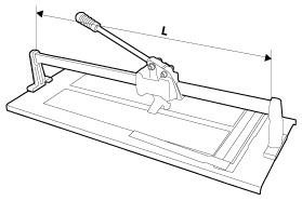 Maszynka do płytek ceramicznych 500 mm