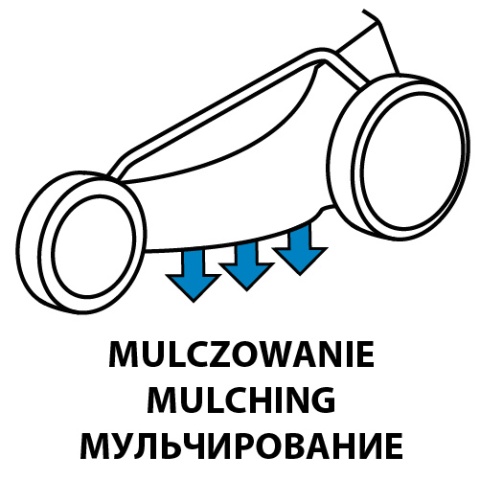 Kosiarka spalinowa 4.35KM, szerokosć koszenia 525m