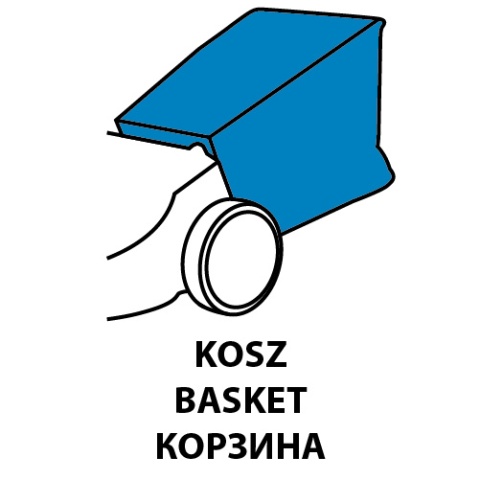 Kosiarka spalinowa 4.35KM, szerokosć koszenia 525m