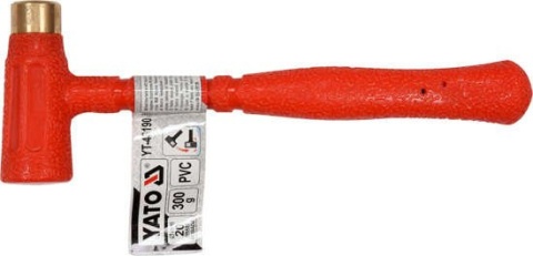 MŁOTEK BEZODRZUTOWY Z MOSIĘŻNYM BIJAKIEM YT-46190