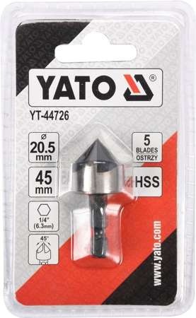 POGŁĘBIACZ DO METALU 20,5MM HEX YT-44726 YATO