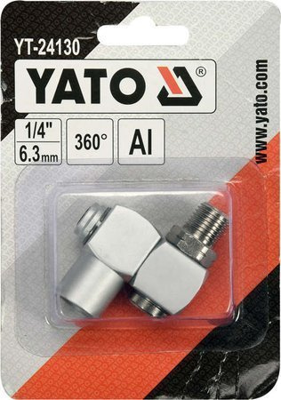 PRZEGUB PNEUMATYCZNY 1/4" YT-24130 YATO PRZEGUB PNEUMATYCZNY 1/4" YT-24130 YATO