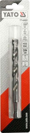 WIERTŁO DO METALU HSS 6542 10,5MM HEX YT-44881 YATO