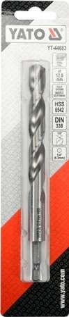WIERTŁO DO METALU HSS 6542 12,0MM HEX YT-44883 YATO