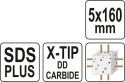WIERTŁO SDS PLUS PREMIUM 5MM/160MM YT-41935 YATO