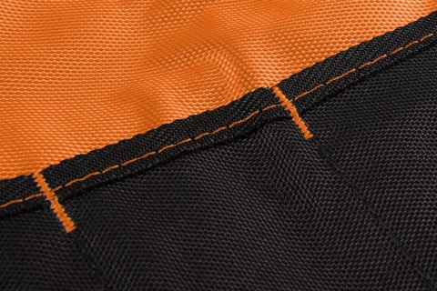 Materiałowe etui na narzędzia, 22 kieszenie, logo