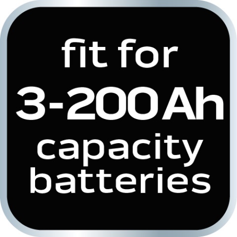 Prostownik automatyczny 10A/160W, 3-200Ah, do akum