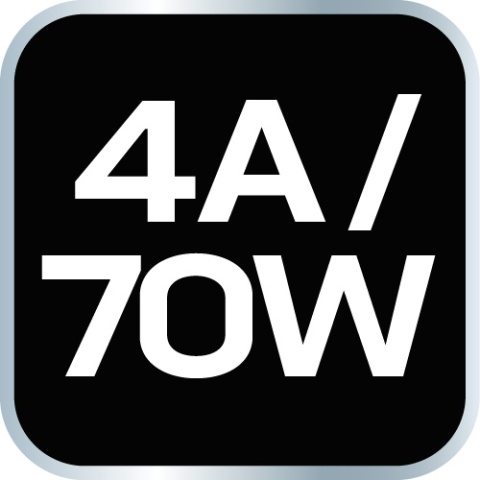 Prostownik automatyczny 4A/70W, 3-120Ah, do akumul