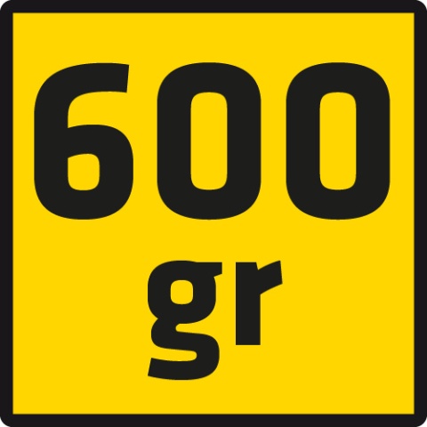 Siekiera 600 g, trzonek z włókna szklanego