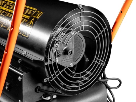 Nagrzewnica olejowa 30kW, zbiornik 34l, kółka