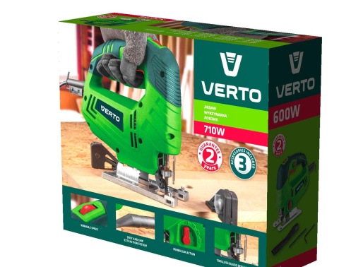 Wyrzynarka 710W, ilość suwów 800-3000 min-1